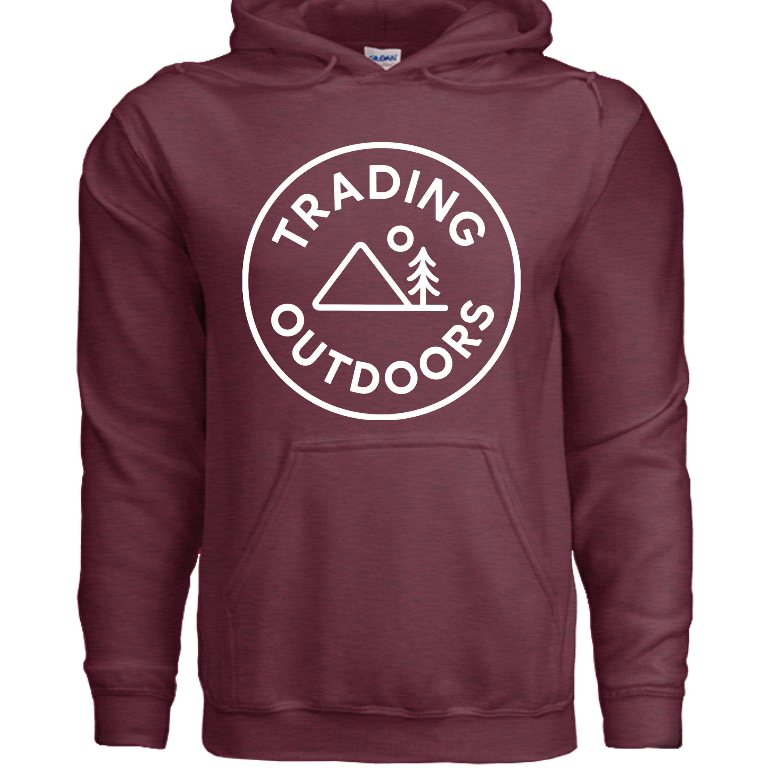 Heather Sport Dark Maroon - G185 - FRONT